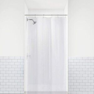 Bathroom Small Shower Curtain Liner, 36" W x 72" H